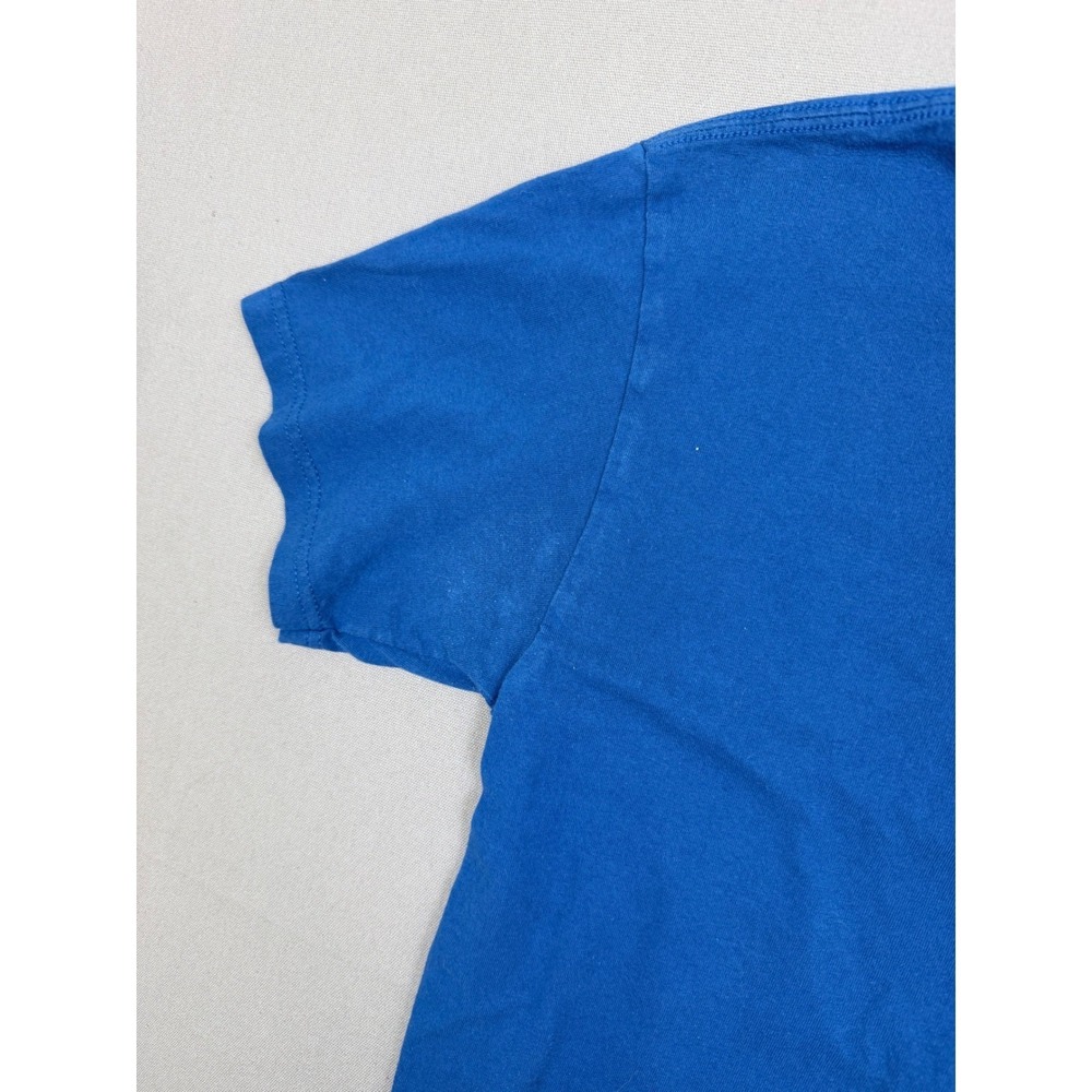 Santa Cruz Skateboards Mens T-Shirt Blue Yellow Dot Logo Short Sleeve Size M - Picture 4 of 7
